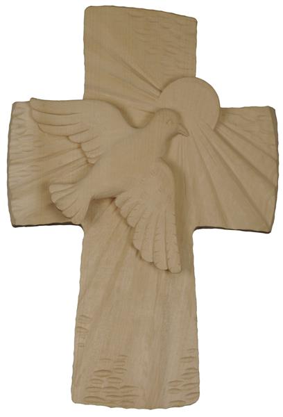 Friedenskreuz, Holz geschnitzt