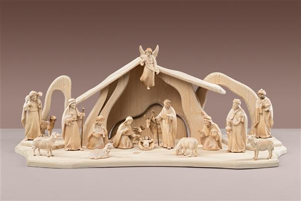 LI Licht Krippenset 17 Figuren + Stall Licht