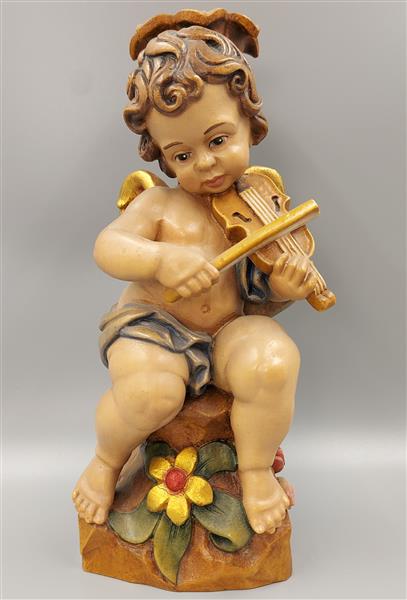 Engel Kerzenhalter mit Geige