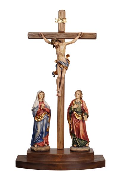 Kreuzigungsgruppe Leonardo auf Stehbalken Kreuzigungsgruppe Leonardo auf Stehbalken