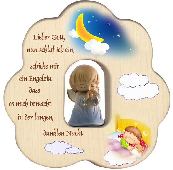 Wolke mit Engel 'Lieber Gott..' Wolke mit Engel 'Lieber Gott..'