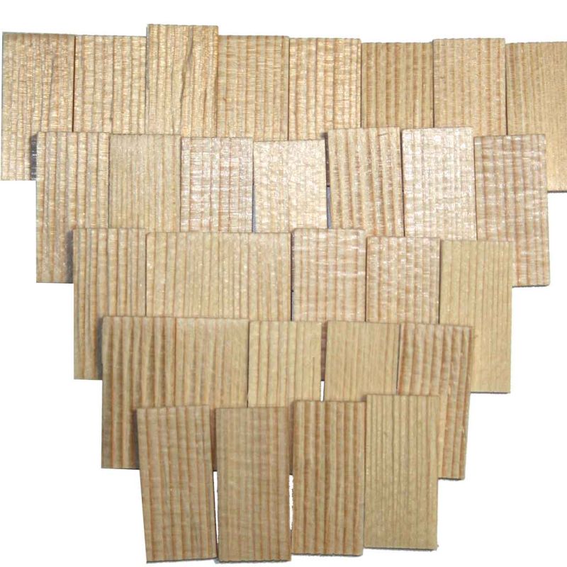 Schindeln aus Holz gerade Kante Schindeln aus Holz gerade Kante