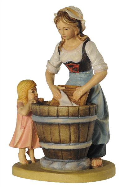 Wäscherin - mit Sockel Wäscherin - mit Sockel