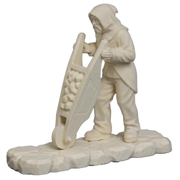 Berghäuer mit Schubkarre Berghäuer mit Schubkarre