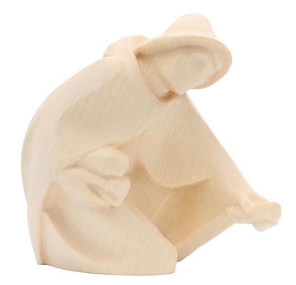 Hirte kniend mit Holz Hirte kniend mit Holz