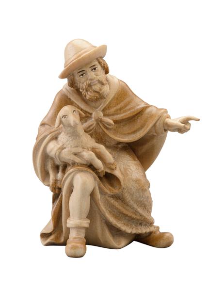 Hirt sitzend ohne Bank