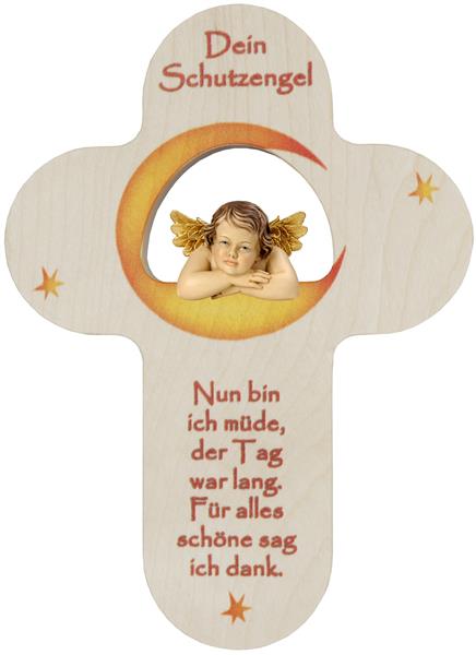 Kinderkreuz mit Mond und Abendgebet Kinderkreuz mit Mond und Abendgebet