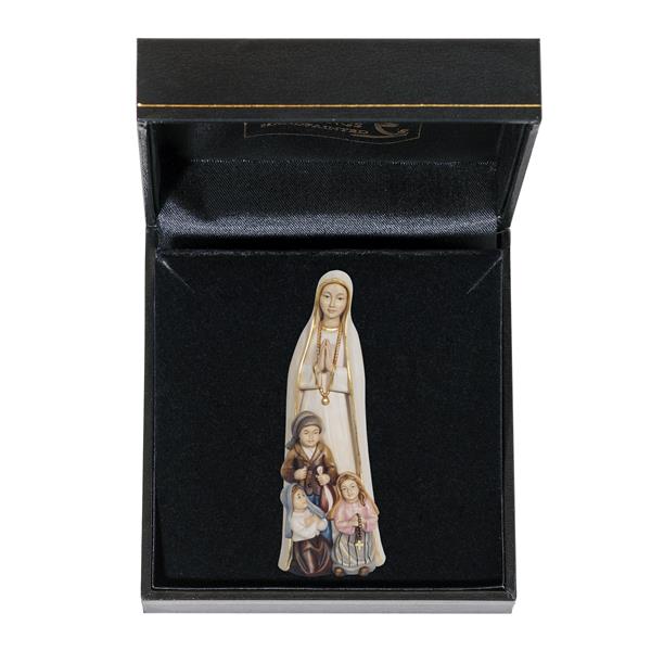 Madonna Fátima mit 3 Hirtenkinder mit Etui