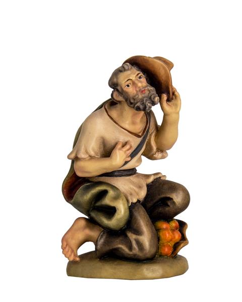 Hirt kniend mit Hut mit Sockel Hirt kniend mit Hut mit Sockel