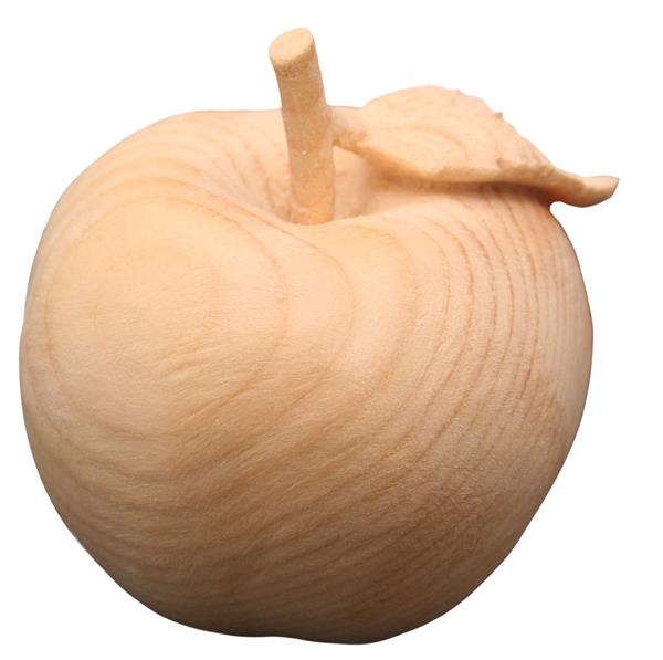 Apfel mit Blatt Zirbel Apfel mit Blatt Zirbel