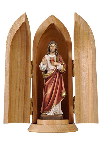 Herz Jesu in Nische Herz Jesu in Nische