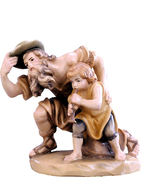 Hirt kniend mit Knabe Hirt kniend mit Knabe