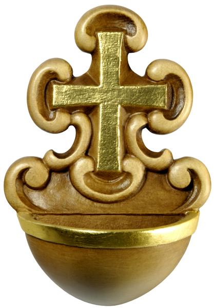 Weihwasserkessel Barockkreuz Weihwasserkessel Barockkreuz