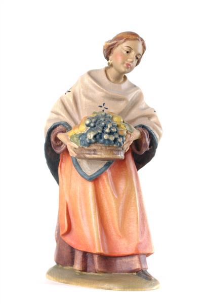 Bauerin mit Obst Bauerin mit Obst