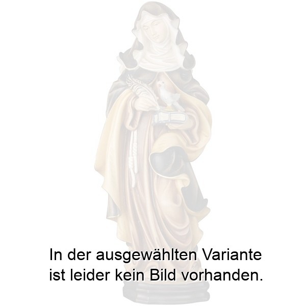 Hl. Scholastika mit Feder und Taube Hl. Scholastika mit Feder und Taube