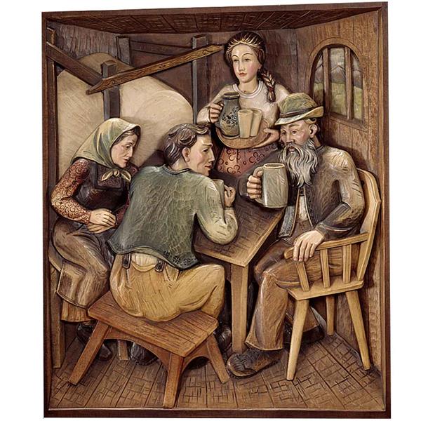 Relief Stube mit Rahmen Relief Stube mit Rahmen