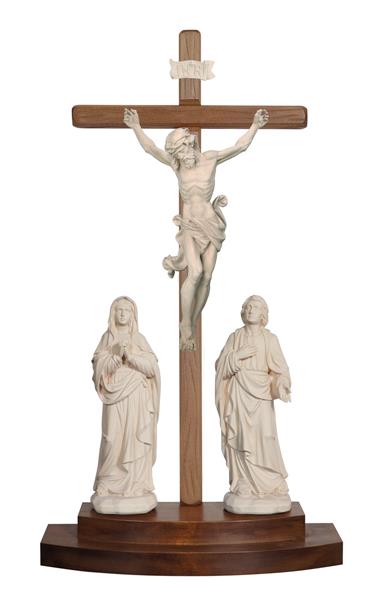 Kreuzigungsgruppe Leonardo auf Stehbalken Kreuzigungsgruppe Leonardo auf Stehbalken