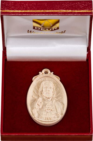 Medaillon Herz Jesu mit Schatulle Medaillon Herz Jesu mit Schatulle