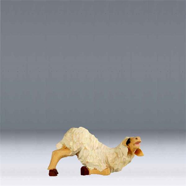 Lamm trinkend HANDGESCHNITZT