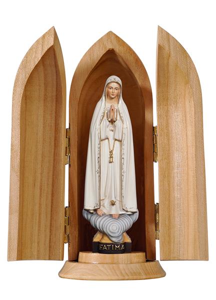 Madonna de Fátima in Nische Madonna de Fátima in Nische