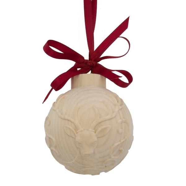 Weihnachtskugel mit Hirsch Weihnachtskugel mit Hirsch