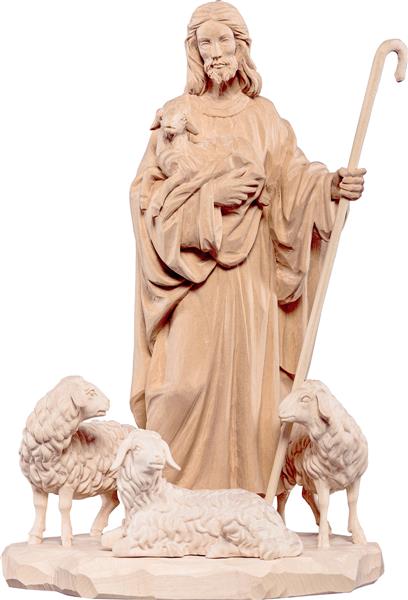 Jesus der gute Hirte mit Schafe Jesus der gute Hirte mit Schafe