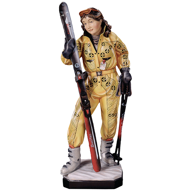 Skifahrerin Skifahrerin