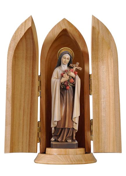 Hl. Theresia von Lisieux in Nische Hl. Theresia von Lisieux in Nische