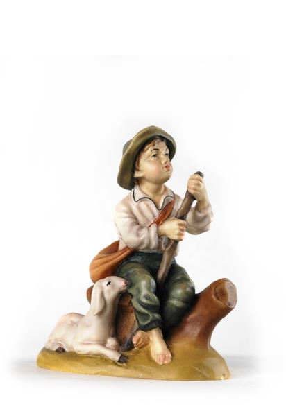 Hirtenbub sitzend Hirtenbub sitzend