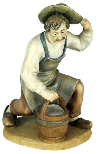 Hirte mit Eimer