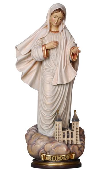 Madonna Medjugorie mit Kirche Madonna Medjugorie mit Kirche