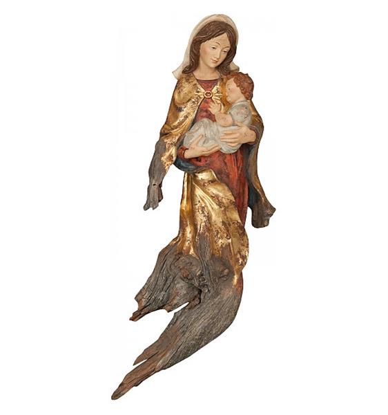 Schutzmadonna Wurzelschnitzerei