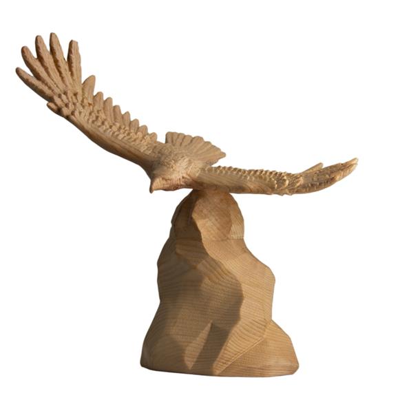 Steinadler mit Sockel