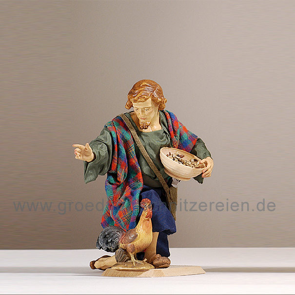 Hirt mit Hahn orient. Hirt mit Hahn orient.