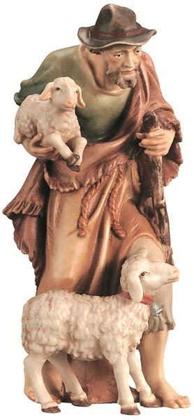 Hirt mit Schaf und Lamm Hirt mit Schaf und Lamm