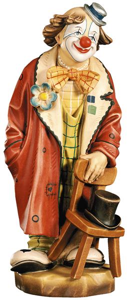 Clown mit Stuhl Clown mit Stuhl