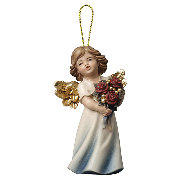 Mary Engel mit Rosen