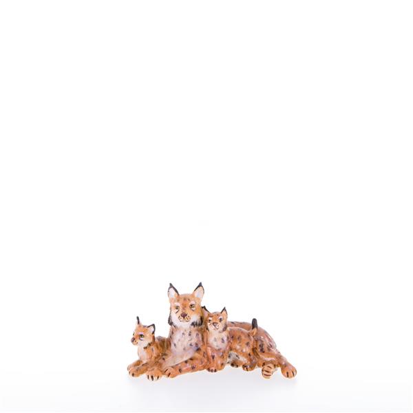 Luchs mit Welpen