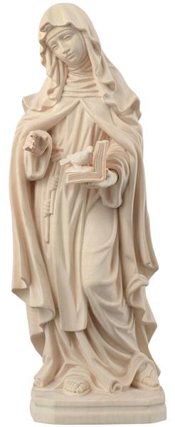 Hl. Scholastica von Nursia mit Buch und Taube Hl. Scholastica von Nursia mit Buch und Taube