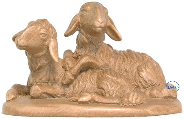 Schafgruppe liegend Schafgruppe liegend