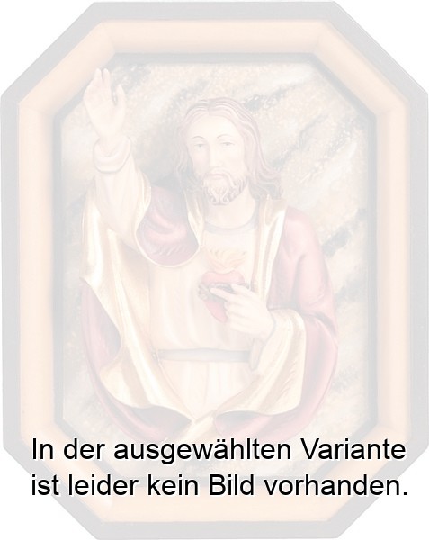 Herz Jesu Brustbild und Rahmen Herz Jesu Brustbild und Rahmen