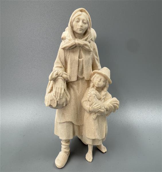 Bäuerin mit Kind Lass mi a mitgehn