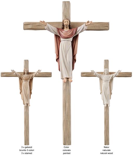 Auferstandener Christus mit Kreuz Auferstandener Christus mit Kreuz