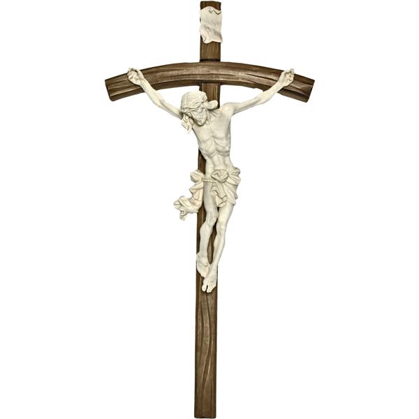 Christus barock mit gebeiztem Kreuz Christus barock mit gebeiztem Kreuz