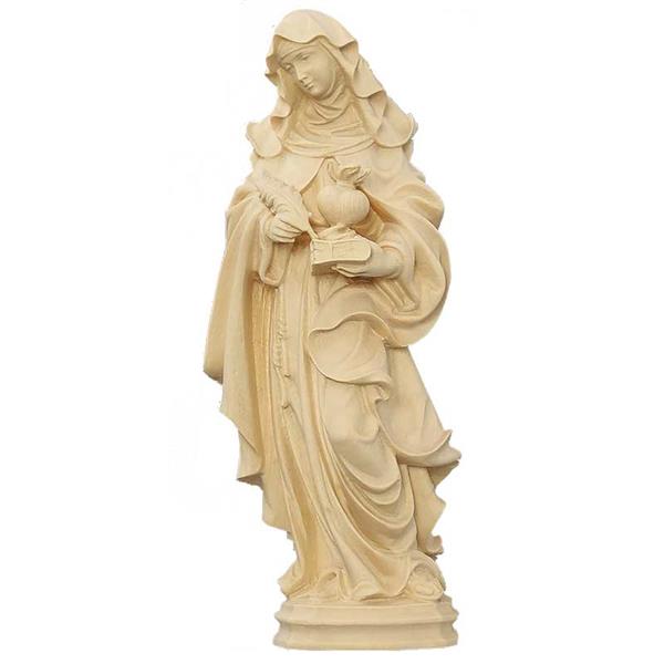 Hl. Gertrud die Große mit Feder und Herz Hl. Gertrud die Große mit Feder und Herz