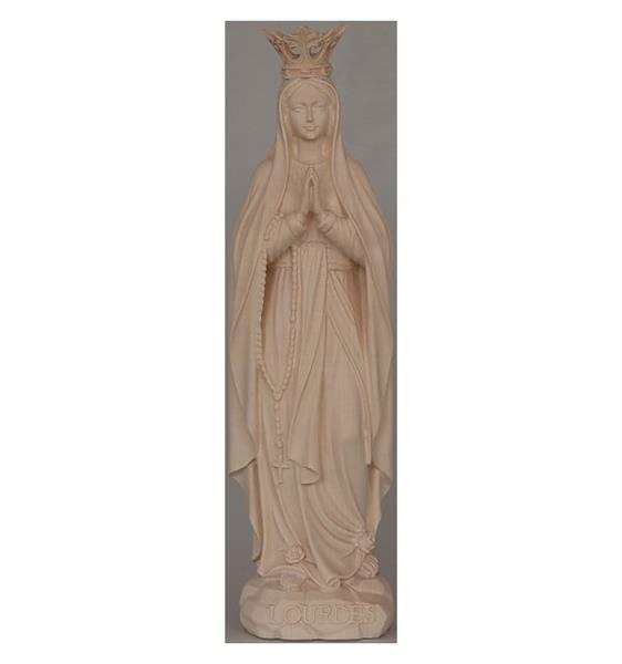 Lourdes Madonna mit Krone Statue geschnitzt