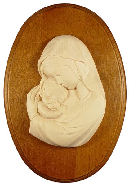 Madonna Relief auf Brett Madonna Relief auf Brett