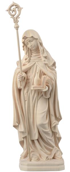 Hl. Walburga mit Buch, Flasche und Äptissinnenstab Hl. Walburga mit Buch, Flasche und Äptissinnenstab