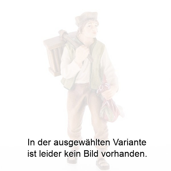 Hirt mit Hühnerkäfig Hirt mit Hühnerkäfig