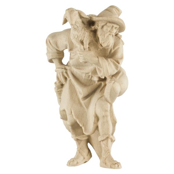 Hirt stehend mit Schulterschaf Hirt stehend mit Schulterschaf